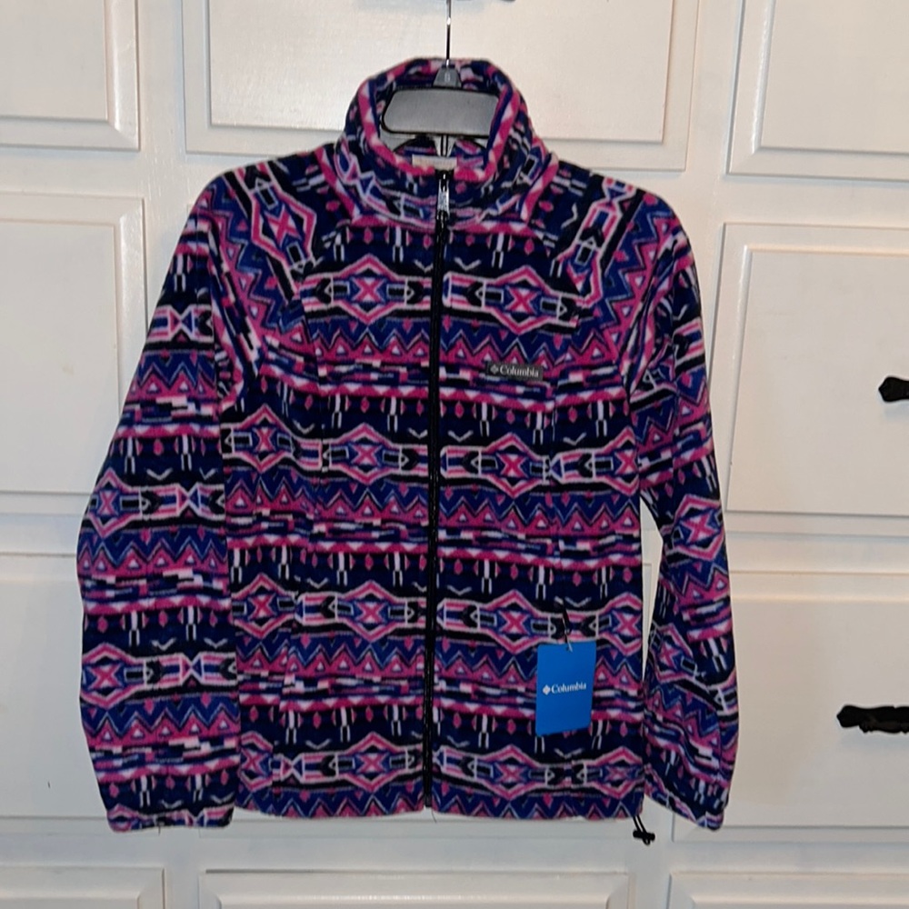 NWT WOMEN’S COLUMBIA FULL ZIP FLEECE JACKET SZ SMALL